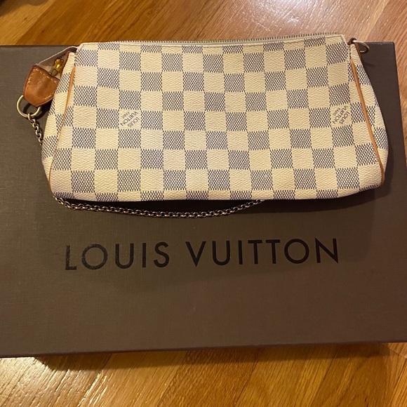 ! Louis Vuitton Eva Damier Azur Canvas Shoulder Bag - Picture 5 of 12